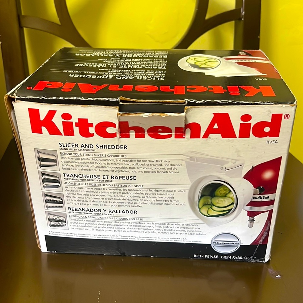 Kitchenaid slicer and shredder